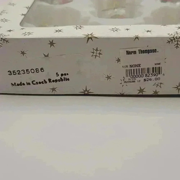 Vintage Norm Thompson Ornaments Blown Glass Made In Czech Republic - Picture 3 of 4